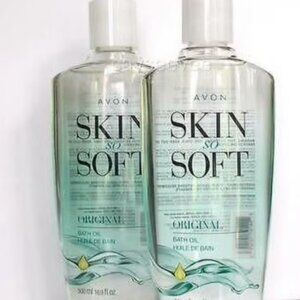 Avon Skin So Soft Original Bath Oil Bottle 16.9 fl. oz